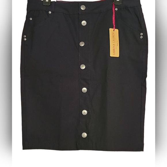 Sabrina Lauren Dresses & Skirts - NWT Sabrina Lauren size 12 black skirt